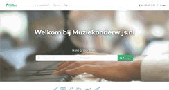 Desktop Screenshot of muziekonderwijs.nl